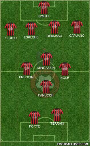 OGC Nice Côte d'Azur Formation 2016