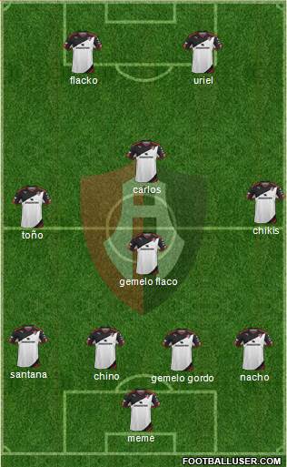 Club Deportivo Atlas Formation 2016