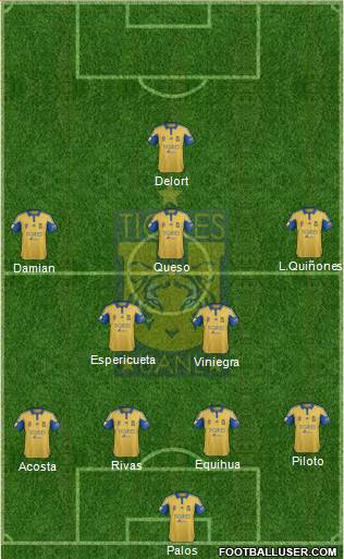 Club Universitario de Nuevo León Formation 2016