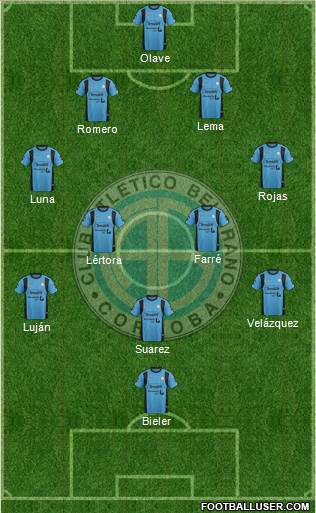 Belgrano de Córdoba Formation 2016