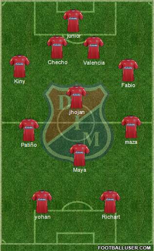 CD Independiente Medellín Formation 2016