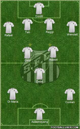 Santos FC Formation 2016