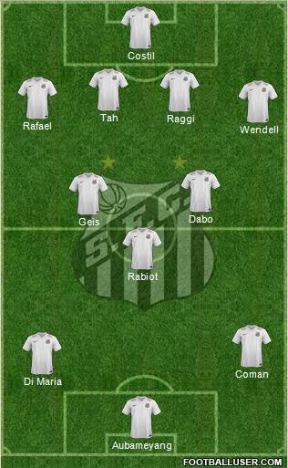 Santos FC Formation 2016