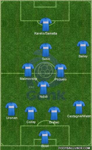 K Racing Club Genk Formation 2016