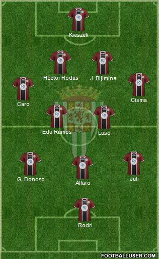 Córdoba C.F., S.A.D. Formation 2016