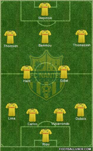 FC Nantes Formation 2016