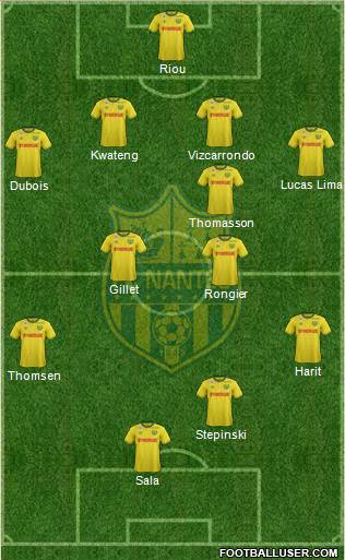 FC Nantes Formation 2016