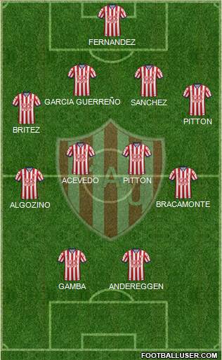 Unión de Santa Fe Formation 2016