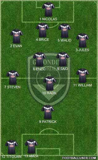 FC Girondins de Bordeaux Formation 2016