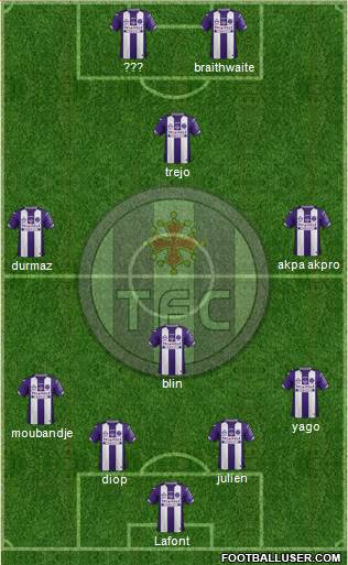 Toulouse Football Club Formation 2016