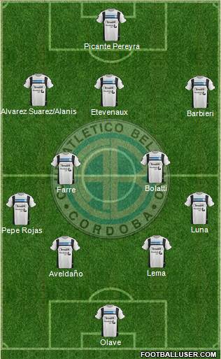 Belgrano de Córdoba Formation 2016