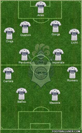 Gimnasia y Esgrima de La Plata Formation 2016