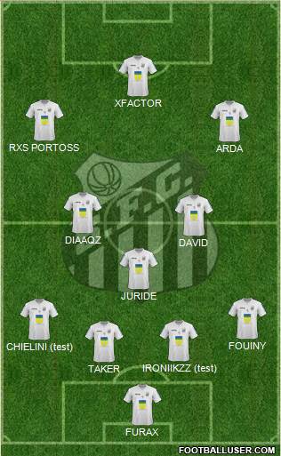 Santos FC (AP) Formation 2016