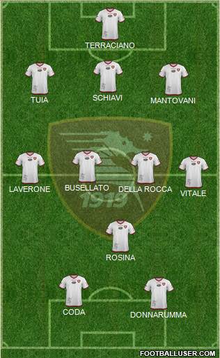 Salernitana Formation 2016