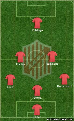 9 de Julio Formation 2016