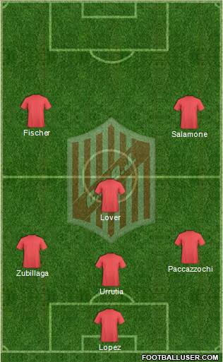 9 de Julio Formation 2016