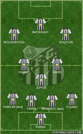 Santos FC (AP) Formation 2016