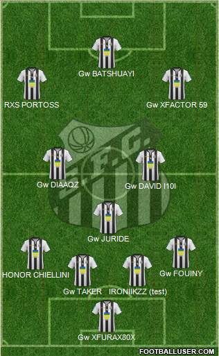 Santos FC (AP) Formation 2016