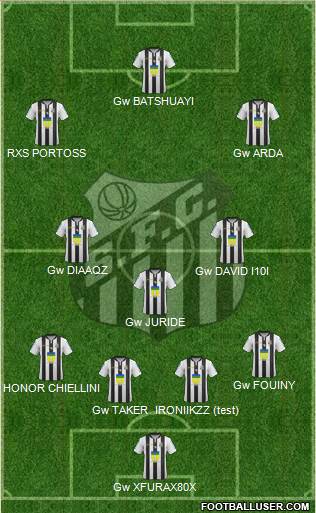 Santos FC (AP) Formation 2016