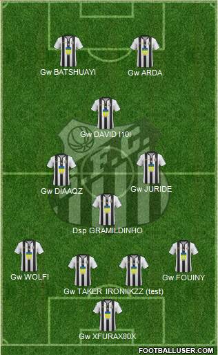 Santos FC (AP) Formation 2016