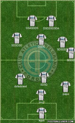 Belgrano de Córdoba Formation 2016