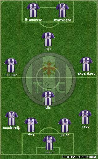 Toulouse Football Club Formation 2016