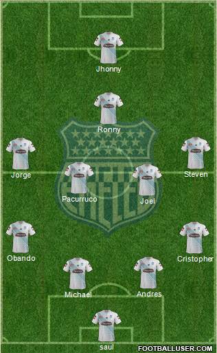 CS Emelec Formation 2016