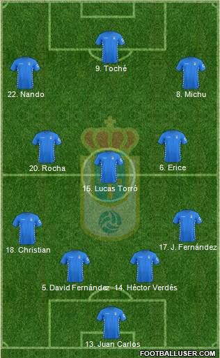 Real Oviedo S.A.D. Formation 2016