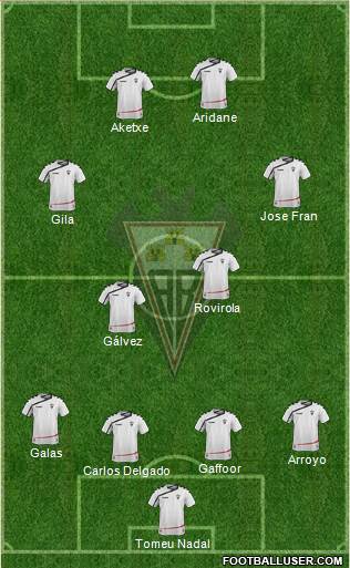 Albacete B., S.A.D. Formation 2016