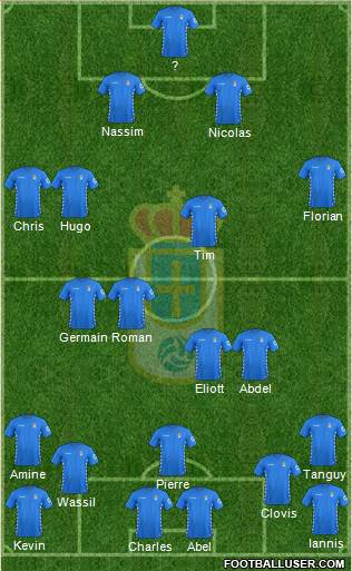 Real Oviedo S.A.D. Formation 2016