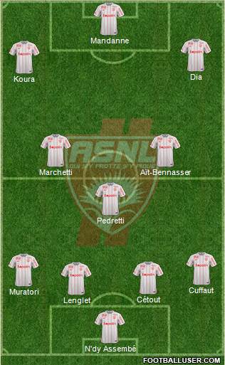 A.S. Nancy Lorraine Formation 2016