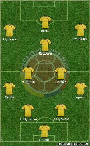 Colombia Formation 2016