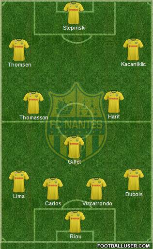 FC Nantes Formation 2016