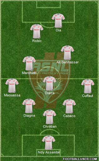 A.S. Nancy Lorraine Formation 2016