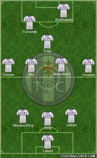 Toulouse Football Club Formation 2016