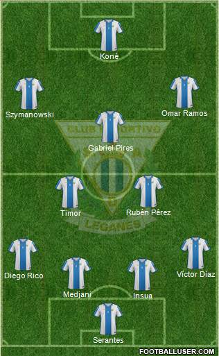 C.D. Leganés S.A.D. Formation 2016