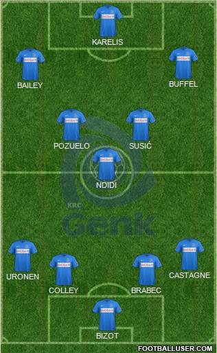 K Racing Club Genk Formation 2016