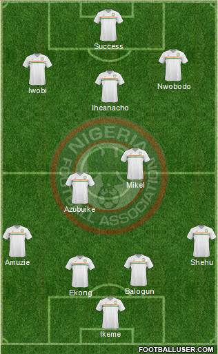 Nigeria Formation 2016