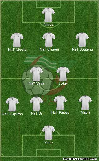 Algeria Formation 2016