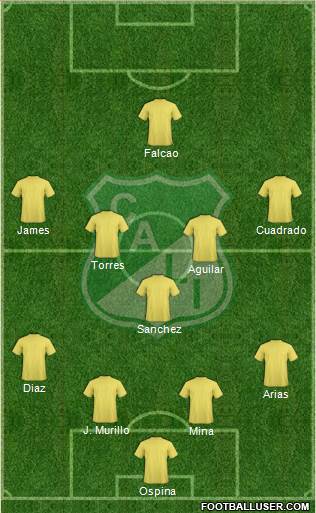 AC Deportivo Cali Formation 2016