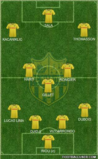 FC Nantes Formation 2016