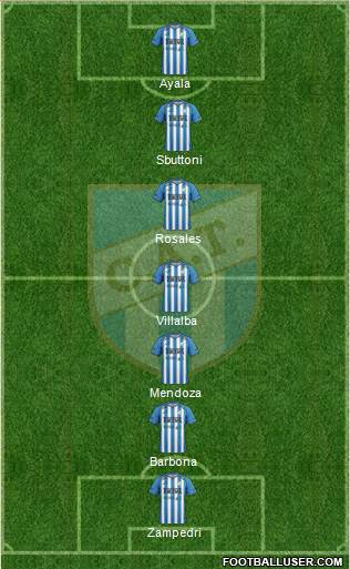 Atlético Tucumán Formation 2016