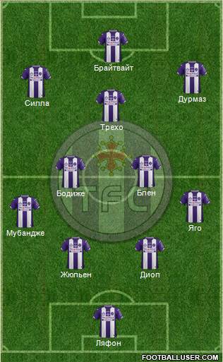 Toulouse Football Club Formation 2016