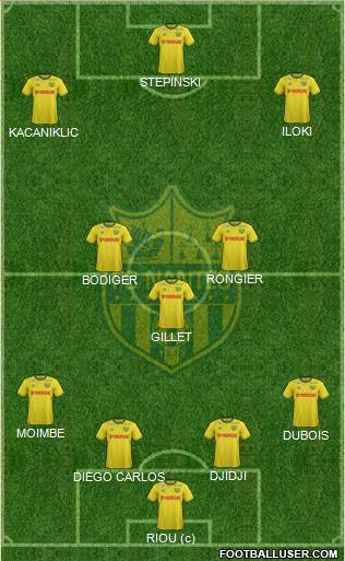 FC Nantes Formation 2016