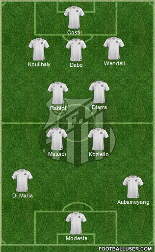 Santos FC Formation 2016