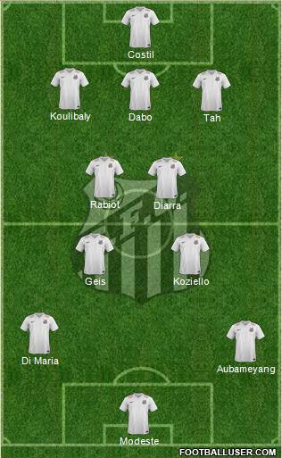 Santos FC Formation 2016