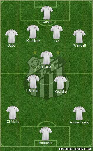 Santos FC Formation 2016