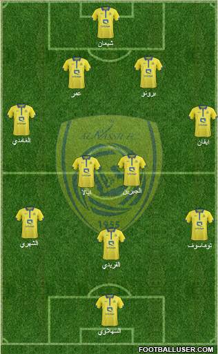 Al-Nassr (KSA) Formation 2016