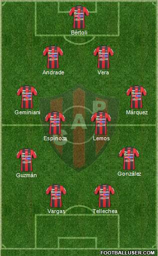 Patronato de Paraná Formation 2016