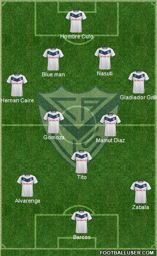 Vélez Sarsfield Formation 2016